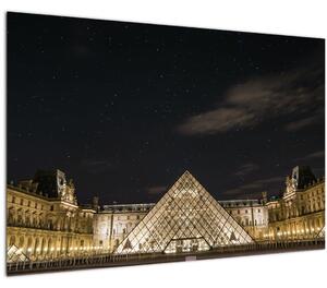 Obraz - Louvre v noci (90x60 cm)