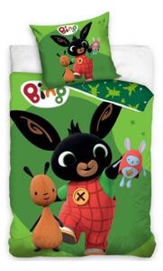 Carbotex Detské bavlnené obliečky – Zajačik Bing a Superhrdina Hoppity 140x200/70x90 cm
