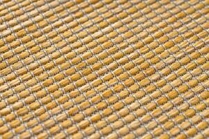 Šnúrkový koberec SIZAL PATIO 2778 plocho tkaný, zlatý