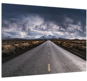 Obraz cesty v púšti (70x50 cm)