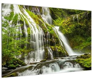 Obraz - Vodopád, Wind River Valley (90x60 cm)