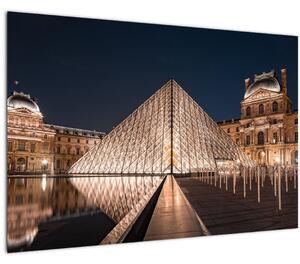 Obraz - Louvre v noci (90x60 cm)