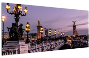 Obraz - Most Alexandra III. v Paríži (120x50 cm)