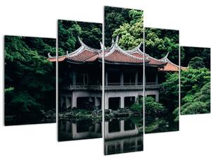Obraz z japonskej národnej záhrady (150x105 cm)