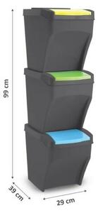 Kôš na triedený odpad Recykle BIN 3x 25 l