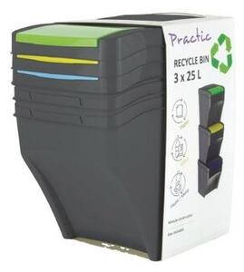 Kôš na triedený odpad Recykle BIN 3x 25 l