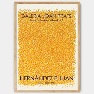 Plagát Yellow Dots | Hernández Pijuan