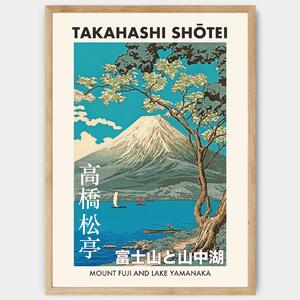 Plagát Mount Fuji and Lake Yamanaka | Takahashi Shotei