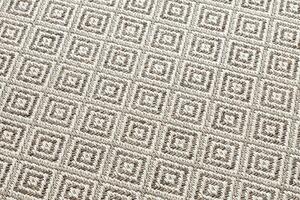 Šnúrkový koberec SIZAL BOHO 46299651 Kosoštvorce, béžový