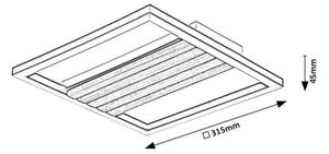 Rabalux 71457 - LED stropné svietidlo NOXELLE LED/26W/230V 3000/4500/6000K