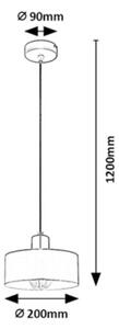 Rabalux 72142 - Závesné svietidlo na lanku TISANDRA 1xE27/25W/230V