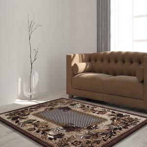 Kvalitný hnedý koberec do obývačky Hnedá Šírka: 60 cm | Dĺžka: 100 cm