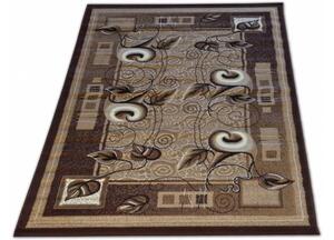 Hnedý kuchynský koberec Hnedá Šírka: 60 cm | Dĺžka: 100 cm