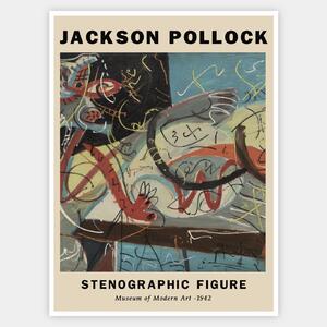 Plagát Stenographic Figure | Jackson Pollock
