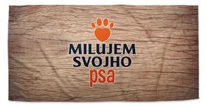 Sablio Uterák Milujem svojho psa - 30x50 cm