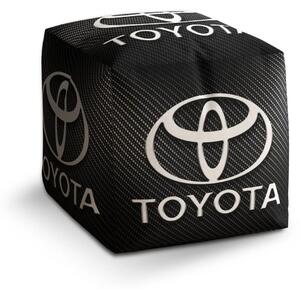 Sablio Taburet Cube Toyota Carbon - 40x40x40 cm