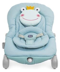 Chicco - Detské vibrujúce ležadlo s melódiou BALLOON Froggy modrá