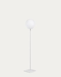 DINESH 120 podlahová solárna lampa Biela