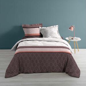 Kvalitná posteľná obliečka v hnedej farbe 220 x 200 cm