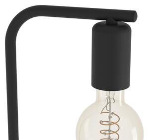 Eglo 43791 - Stojacia lampa CRANLEY 1xE27/40W/230V čierna