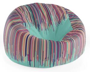 Sablio Sedací vak Cocoon Stekajúca farba - 75 x 45 x 35 cm