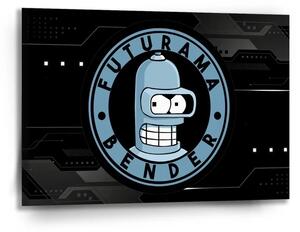 Sablio Obraz Futurama Bender Technology - 90x60 cm