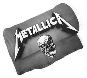Sablio Deka METALLICA Lebka Sivá - 150x120 cm