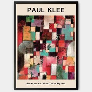 Plagát Red Green And Violet Yellow | Paul Klee