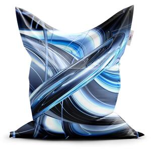 Sablio Sedací vak Modrá abstrakcia - 150x100 cm