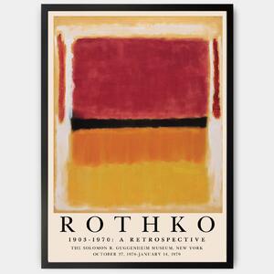 Plagát A Retrospective | Mark Rothko