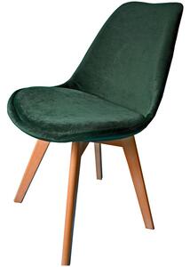 Moderná jedálenská stolička v zelenej farbe Zelená