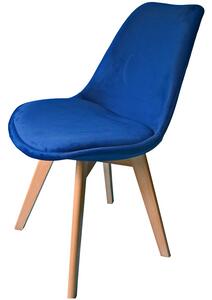 Krásna a elegantná stolička v škandinávskom štýle Modrá