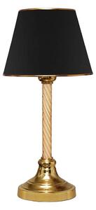 Stolná lampa AYD 1xE27/40W/230V čierna/zlatá