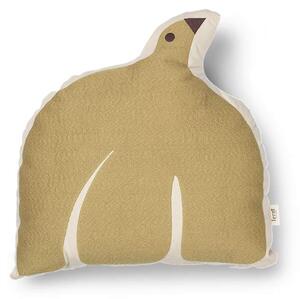Ferm Living Vankúš Swif Bird Cushion, silver fern