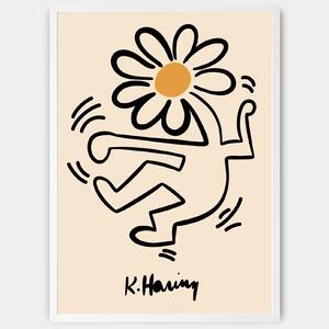 Plagát Flowerhead | Keith Haring