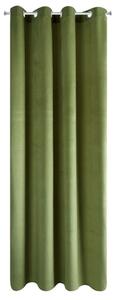 Štýlové zelené zatemňovacie závesy 140 x 250 Zelená