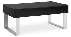 Konferenčný stolík PAVO 45x110 cm lesklá čierna