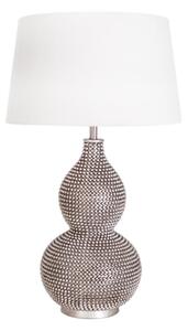 ByRydens 4001840-6508 - Stolová lampa LOFTY 1xE27/5W/230V biela/strieborná