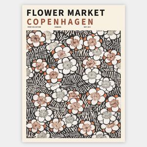 Plagát Flower Market Copenhagen
