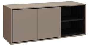 NovýNábytok.sk Kúpeľňová skrinka pod umývadlo Irwene 120 (congo + čierna). Akcia -23%. Vlastná spoľahlivá doprava až k Vám domov. 1091898