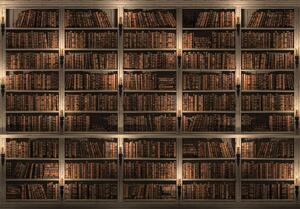 Fototapeta - Knižnica plná kníh (254x184 cm)
