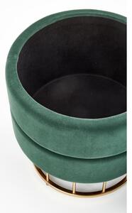 Taburet MINTY pr. 37 cm zelená/zlatá