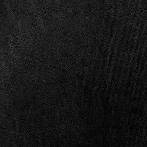 Moderné jednofarebné závesy v čiernej farbe 140 x 270 cm
