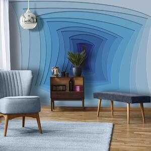 Fototapeta - Modrý tunel (152,5x104 cm)