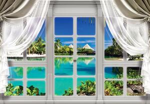 Fototapeta - Havajské okno (152,5x104 cm)