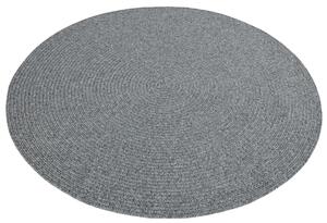 NORTHRUGS - Hanse Home koberce Kusový koberec Braided 105551 Light Grey kruh – na von aj na doma - 150x150 (priemer) kruh cm