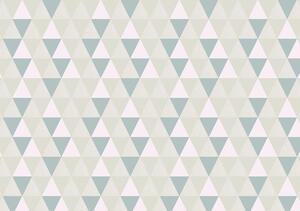 Fototapeta - Šedé trojuholníky (152,5x104 cm)
