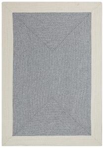 NORTHRUGS - Hanse Home koberce Kusový koberec Braided 105555 Grey Creme – na von aj na doma - 80x150 cm