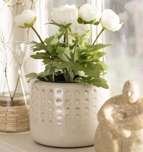 Dekoratívny umelý iskerník White Flowers