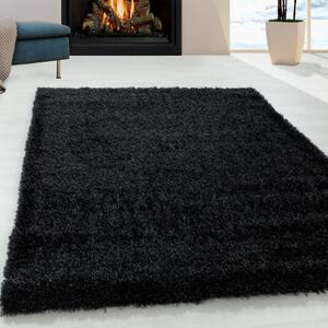 Ayyildiz koberce Kusový koberec Brilliant Shaggy 4200 Black - 80x150 cm